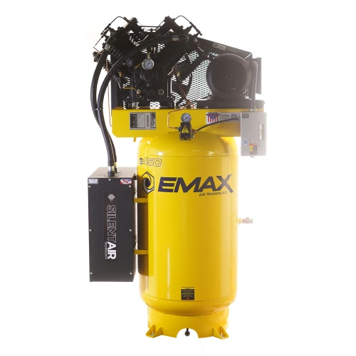 EMAX ESPR07V080V1 7.5 HP Single Phase Silent Air Industrial Air Compressor with Aftercooler