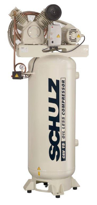 Schulz 360VV15-1 3 HP 230 Volt Single Phase Oil Free Air Compressor Schulz 360VV15-1 3 HP 230 Volt Single Phase Oil Free Air Compressor