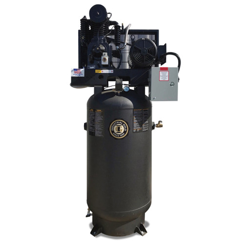 Industrial Gold CI7521E80V-P 7.5 HP Platinum Series Single Phase Two Stage Air Compressor Industrial Gold CI7521E80V-P 7.5 HP Platinum Series Single Phase Two Stage Air Compressor