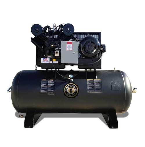 Industrial Gold CI7523E120H-P 7.5 HP Platinum Series 460 Volt Three Phase Two Stage Air Compressor Industrial Gold CI7523E120H-P 7.5 HP Platinum Series 460 Volt Three Phase Two Stage Air Compressor