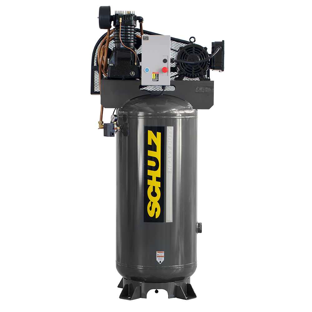 Schulz 580VL30X-1 5HP Single Ph 2 Stage 80 Gallon Compressor
