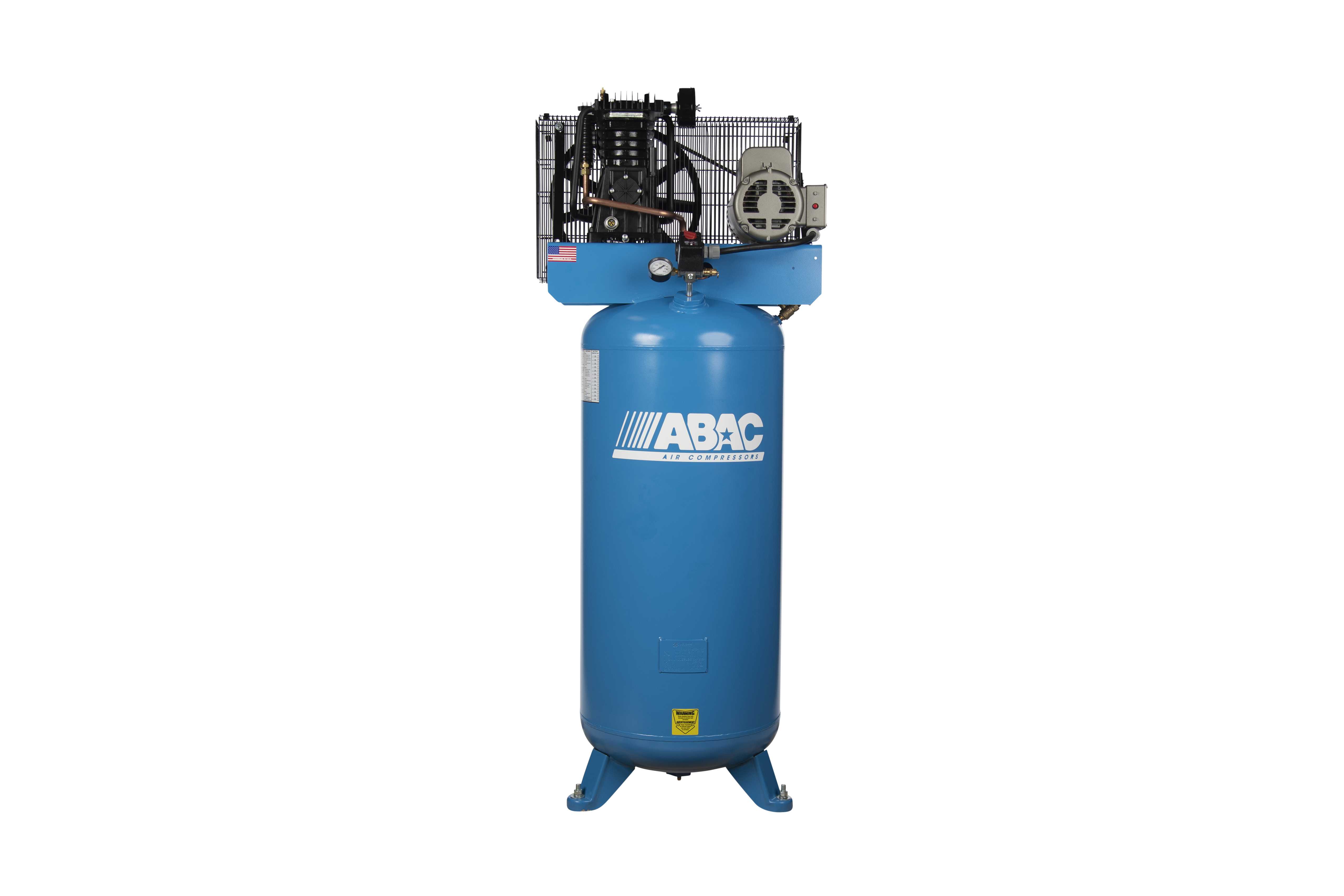 ABAC AB5-2160V4 5 HP 230 Volt Single Phase Two Stage
