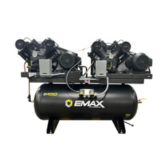 EMAX Silent Air ESP07D120V1 15 HP (2 x 7.5) 230 Volt 1 Phase Duplex