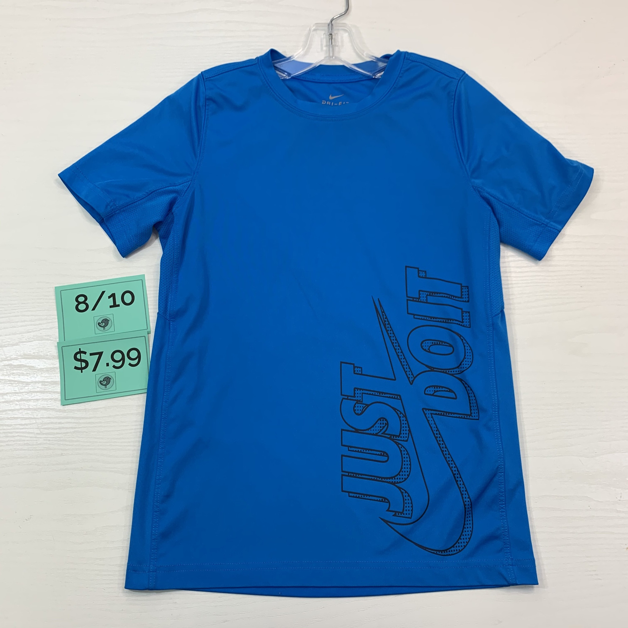 Nike Athletic Shirt Blue 8/10