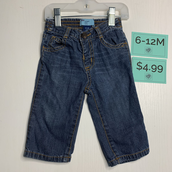 Old Navy Straight Cut Denim Jeans Pants 6-12M