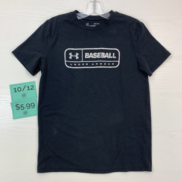 Under Armour Graphic Tshirt Baseball Black 10/12