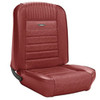 PONY UPHOLSTERY SET FRONT & REAR CONVERTIBLE RED 1966