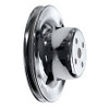 WATER PUMP PULLEY CHROME - SINGLE GROOVE