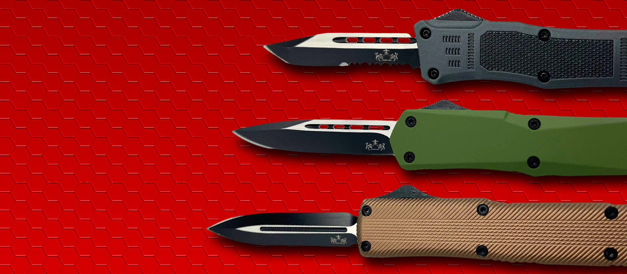 Automatic and fixed blade knives