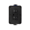 20 Amp Rubber Quad Box with USB-C and USB-A