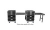 OSP PRO-DESK Modular 4-Drawer Workstation OSP PRO-DESK Modular 4-Drawer Workstation