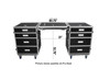 OSP PRO-DESK Modular 4-Drawer Workstation OSP PRO-DESK Modular 4-Drawer Workstation