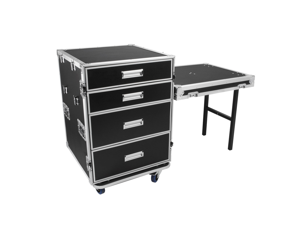 OSP PRO-DESK Modular 4-Drawer Workstation - Elite Core