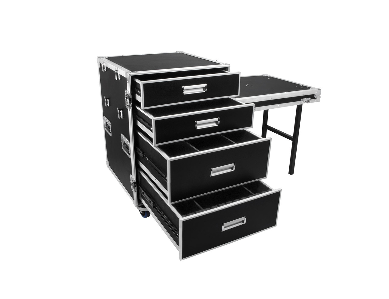 OSP PRO-DESK Modular 4-Drawer Workstation - Elite Core