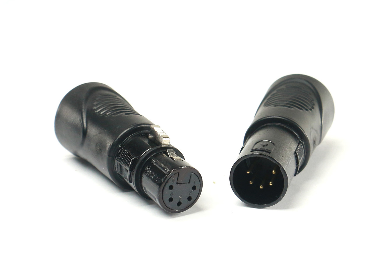 VRL VRLDMXRJ45-5P-SET 5 Pin XLR to RJ45 Adapter Set (1) Male and