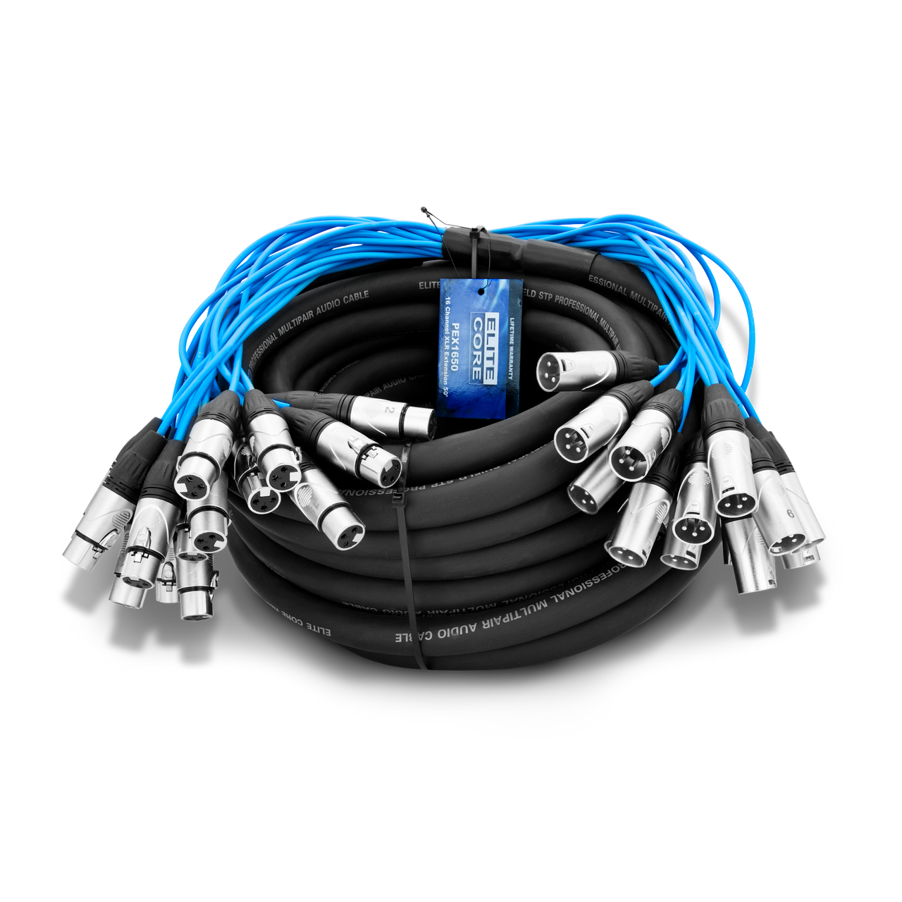 Elite Core PEX Fan To Fan XLR Extension Snake - Elite Core