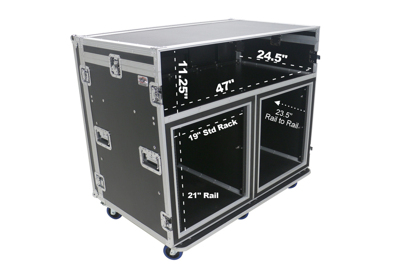 OSP ATA-FOH-2SL Deluxe Front of House System w/dual 12U-Racks