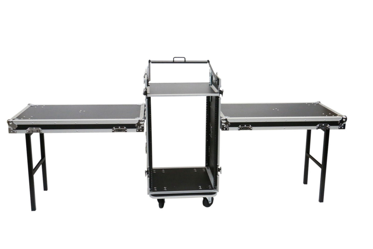 OSP PRO19 16 Space ATA Mixer/Amp Rack & Standing Lids - Elite Core