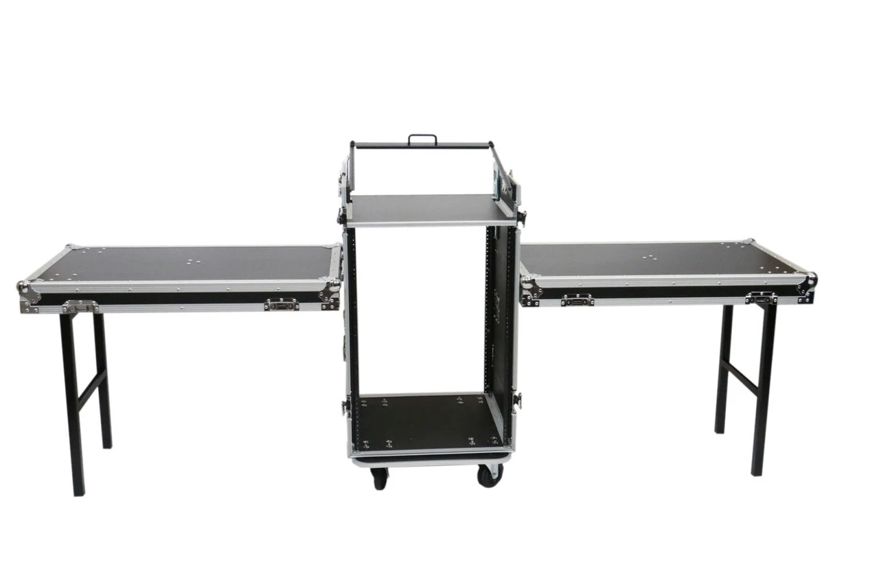 OSP PRO19 16 Space ATA Mixer/Amp Rack & Standing Lids - Elite Core