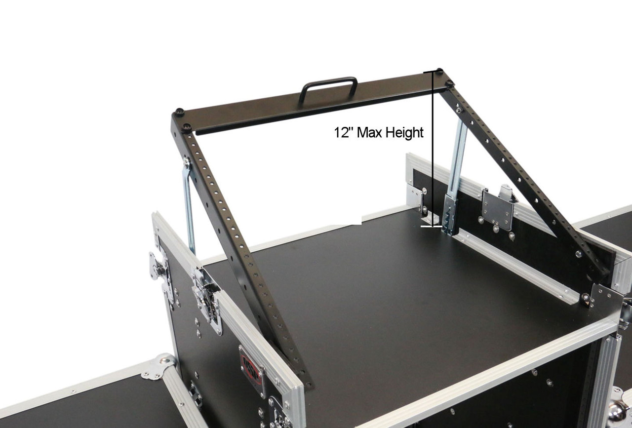 OSP PRO19 16 Space ATA Mixer/Amp Rack & Standing Lids - Elite Core