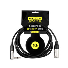 Elite Core EC-PRO-HEX Headphone Extension Cable  (1/4" TRS - XLRM) 10' and 18' Elite Core EC-PRO-HEX Headphone Extension Cable  (1/4" TRS - XLRM) 10' and 18'