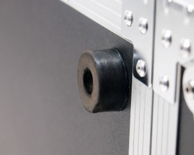 OSP ATA-RUBBER-FOOT 1.5" Diameter Rubber Foot with Steel Core, 3/4" High