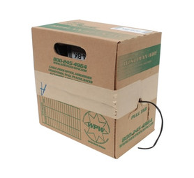 West Penn 224 2 Cond 18 AWG Unshielded CMR Rated Black, 1000' West Penn 224 2 Cond 18 AWG Unshielded CMR Rated Black, 1000'