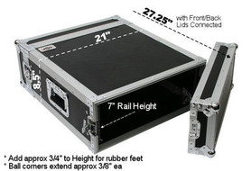 OSP RC4U-20 4 Space ATA Amp Rack