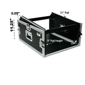 OSP MC12U-4 4 Space ATA Mixer/Amp Rack 12 Space deep on top slant
