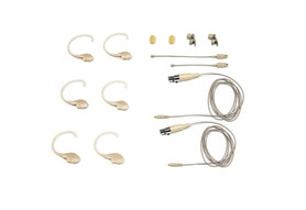 HS-12 Dual Ear EarSet Headworn Microphone with two cables - Elite Core