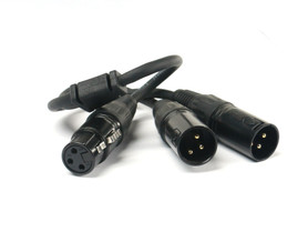SuperFlex GOLD SFP-YXMXF (2)XLR(M) to (1)XLR(F) 1