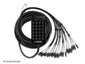 Elite Core DB25 To 8 XLR Female Breakout Cable Snake – 5ft Audio Snake For Stage & Studio
