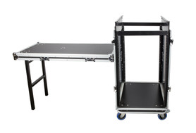OSP MC14U-16SL 16 Space ATA Mixer/Amp Rack for High-Back Mixing Consoles, 14-Space Rack Depth with Attached Standing Lid Table OSP MC14U-16SL 16 Space ATA Mixer/Amp Rack for High-Back Mixing Consoles, 14-Space Rack Depth with Attached Standing Lid Table