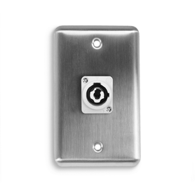 D-1-1PCB Duplex Wall Plate w/ 1 NEUTRIK® powerCON B