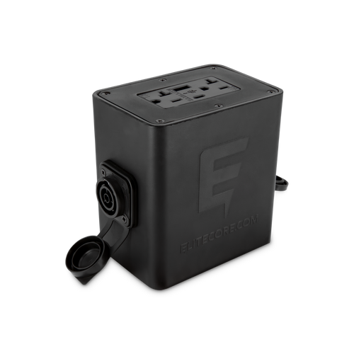 20 Amp Rubber Quad Box with USB-C and USB-A