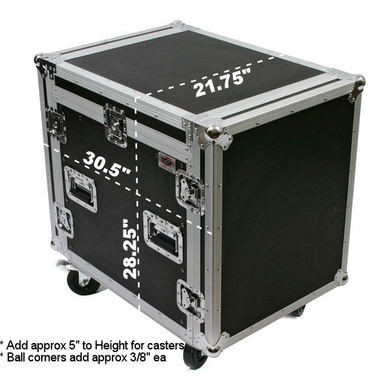 OSP MC12U-10 10 Space ATA Mixer/Amp Rack 12 Space Depth - Elite Core