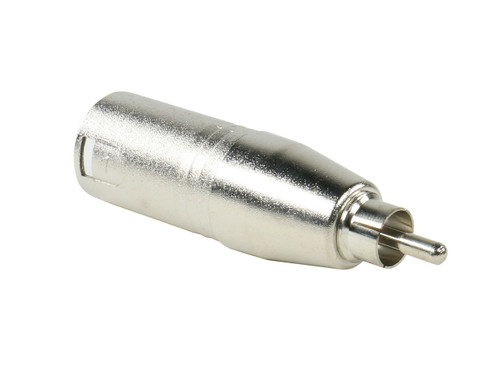SuperFlex GOLD SFA-XMRM XLR Male to RCA Male Adapter SuperFlex GOLD SFA-XMRM XLR Male to RCA Male Adapter