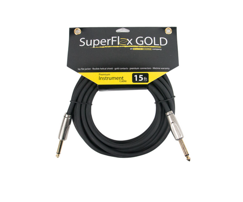 SuperFlex GOLD SFI-15SS Premium Instrument Cable 15' SuperFlex GOLD SFI-15SS Premium Instrument Cable 15'