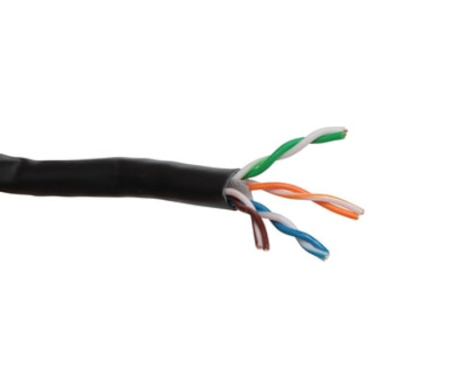 West Penn 4246 CAT6  4 Pair CMR Rated Black, PER FOOT West Penn 4246 CAT6  4 Pair CMR Rated Black, PER FOOT
