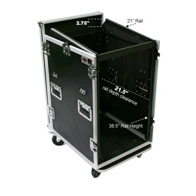 OSP MC12U-20SL 20 Space ATA Mixer/Amp Rack 12 Space Depth and