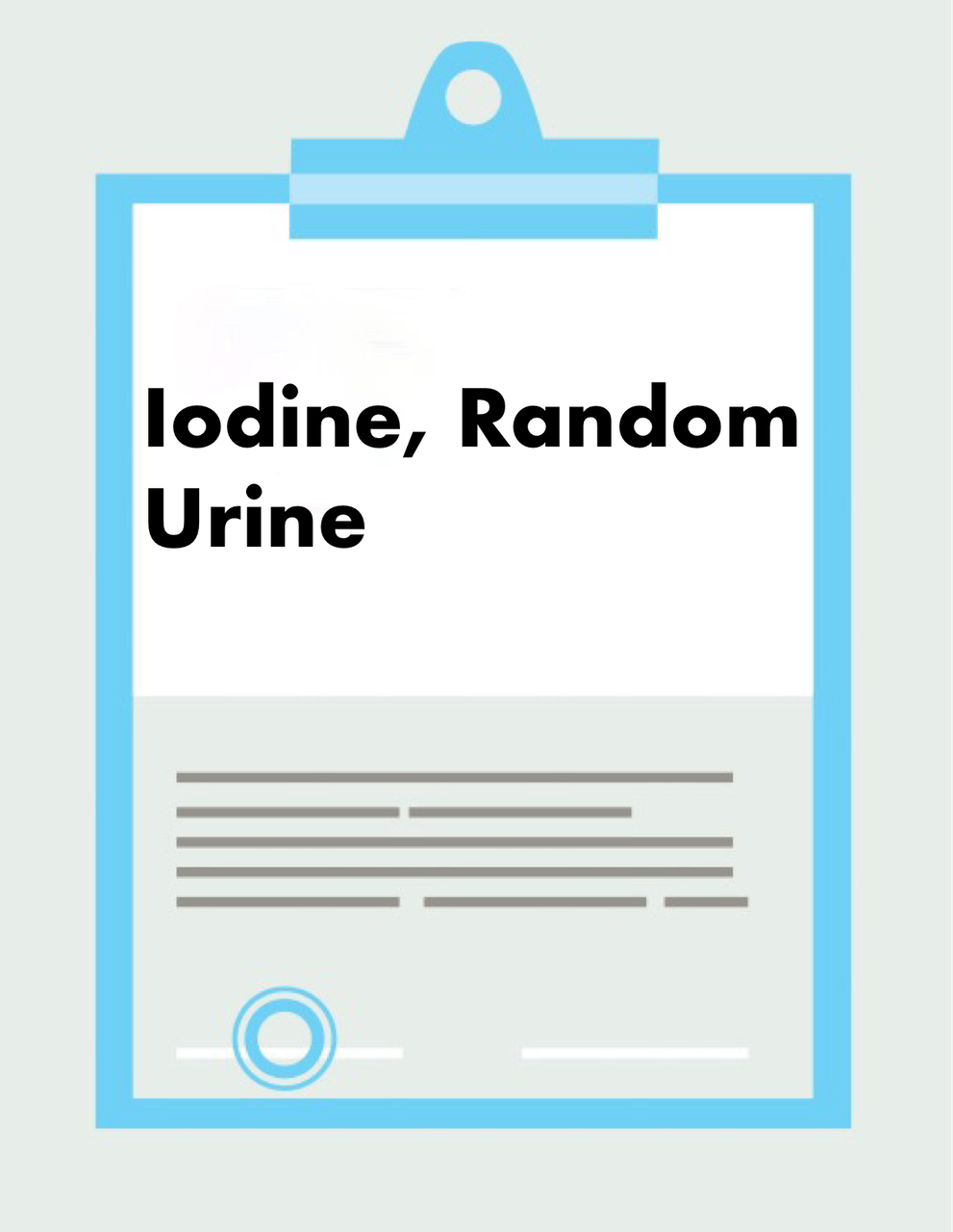 Iodine, Random Urine
