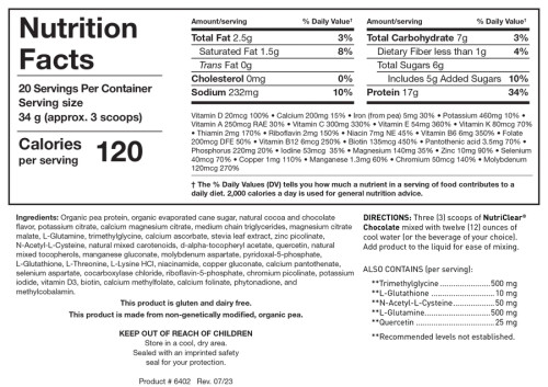 NutriClear Chocolate (24 oz)