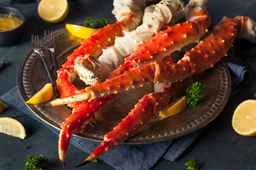 Colossal King Crab Legs are 2/3 lb to 1 lb per leg