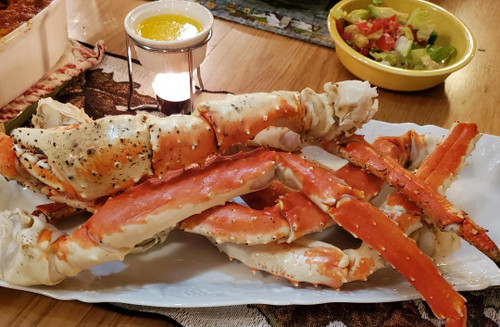 Our premium quality colossal king crab legs® are sold pre-cooked and shipped from Alaska.