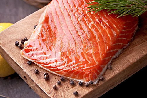 Wild Alaskan Smoked Sockeye salmon is all natural and smoked with cherry wood.