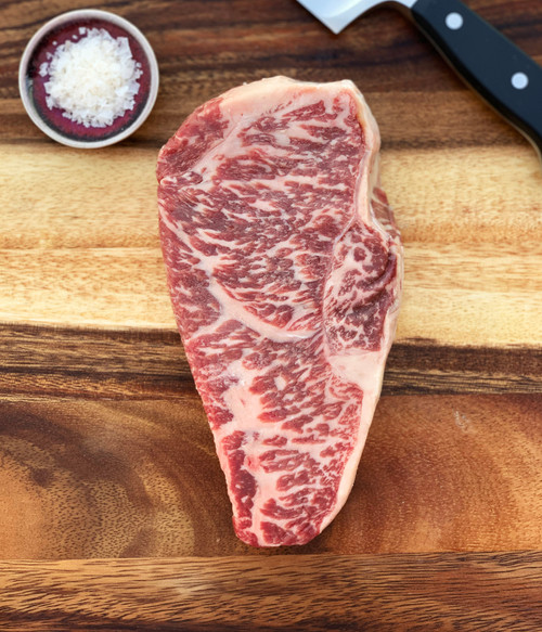 Australian Wagyu. These 8-10 Australian Wagyu New Yorks are considered by many as the best steaks in the world.