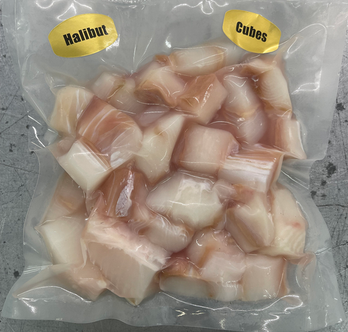 Alaskan Halibut Cubes Sale
