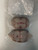 Two mini wild Alaskan halibut steaks, approximately 2–4 oz each
