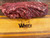 Australian F4 Purebred Wagyu Hanging Tender steak on Wagyu cutting board