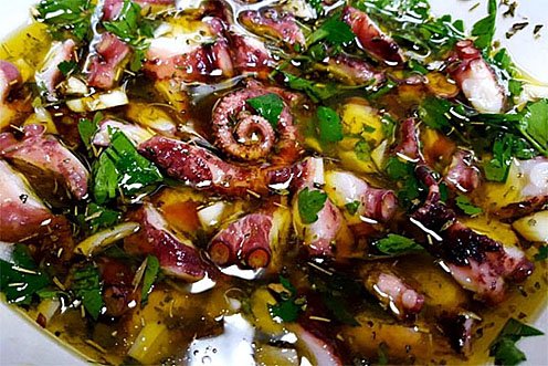 Greek Sfakia Marinated Octopus